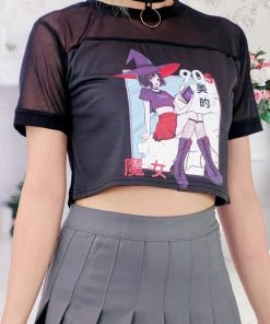 In Control Clothing 90's Witch Anime Top