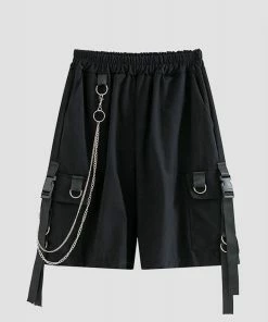 In Control Clothing Bestsellers Aesthetic Chain Detail Men's Shorts