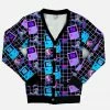 In Control Clothing Aesthetic Video Game Black Cardigan