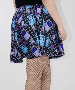 In Control Clothing New In Aesthetic Video Game Black Skirt