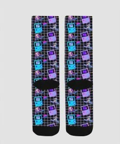 In Control Clothing Aesthetic Video Game Crew Socks