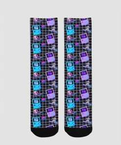 In Control Clothing Aesthetic Video Game Crew Socks