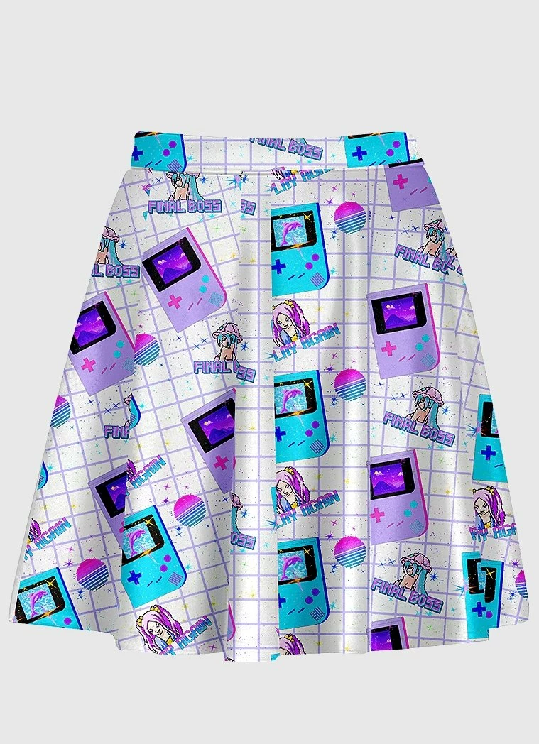 In Control Clothing New In Aesthetic Video Game White Skirt 3 In Control Clothing New In Aesthetic Video Game White Skirt