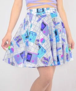 In Control Clothing Aesthetic Video Game White Skirt Bestsellers