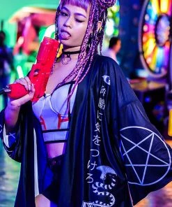 In Control Clothing After Dark Kimono