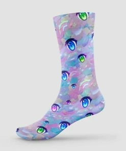 In Control Clothing Anime Eye Pattern Crew Socks Bestsellers 7 In Control Clothing Anime Eye Pattern Crew Socks Bestsellers