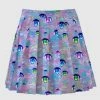 In Control Clothing Anime Eye Pattern Pleated Skirt Bestsellers