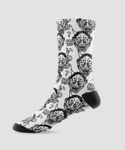 In Control Clothing Are You Afraid Hannya Crew Socks