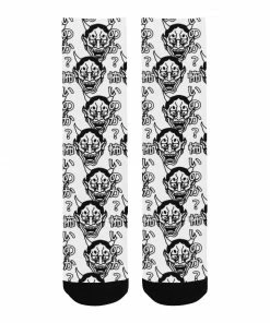 In Control Clothing Are You Afraid Hannya Crew Socks 10 In Control Clothing Are You Afraid Hannya Crew Socks