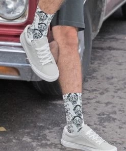 In Control Clothing Are You Afraid Hannya Crew Socks