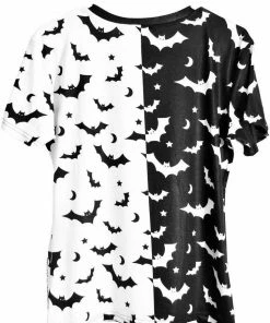 In Control Clothing B & W Split Bat Pattern T-Shirt