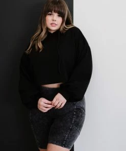 Trendsi Zenana Play Day Full Size Run Cropped Hoodie