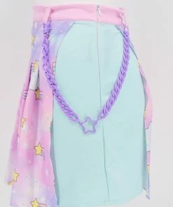 In Control Clothing Bestsellers Baby Star Chain Pleated Skirt