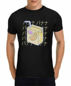 E-joyer Banana Milk Black Tee