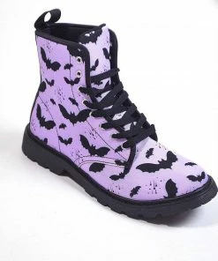 In Control Clothing Bat Pattern Women's Combat Boots Bestsellers