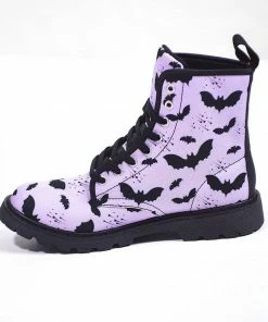 In Control Clothing Bat Pattern Women's Combat Boots Bestsellers