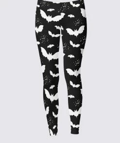 In Control Clothing Bat Pattern Leggings