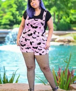 In Control Clothing Bat Pattern Overalls New In