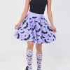 In Control Clothing Bat Pattern Skirt