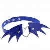 In Control Clothing Bat Wing Goth Heart Pendant Choker Necklace