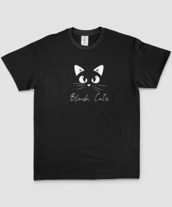 In Control Clothing Bestsellers Black Cats Graphic T-Shirt