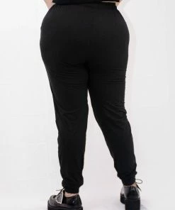 In Control Clothing Black Drawstring Joggers New In