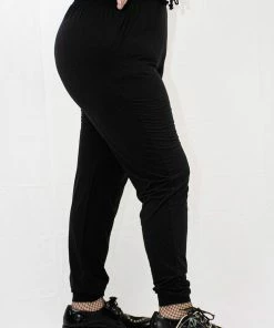 In Control Clothing Black Drawstring Joggers New In