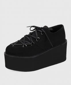 In Control Clothing Bestsellers Black Knight Platform Sneakers
