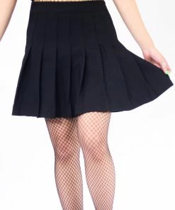 In Control Clothing Black Out Pleated Skirt