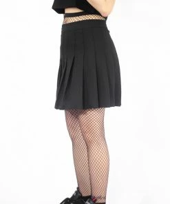 In Control Clothing Black Out Pleated Skirt