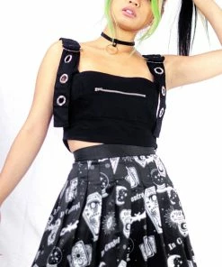 In Control Clothing Black Siren Eyelet Top Bestsellers