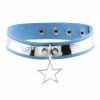 In Control Clothing Blue Star Pendant Choker Necklace 1 In Control Clothing Blue Star Pendant Choker Necklace
