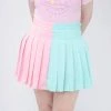 In Control Clothing Bubble Gum Split Color Skirt New In 1 In Control Clothing Bubble Gum Split Color Skirt New In
