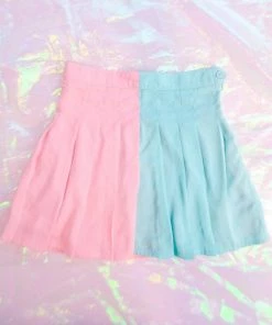 In Control Clothing Bubble Gum Split Color Skirt New In