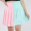 In Control Clothing Bubble Gum Split Color Skirt