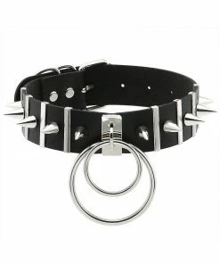 In Control Clothing Center Stage Metal O-Ring Choker Necklace Accessories