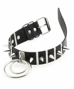 In Control Clothing Center Stage Metal O-Ring Choker Necklace Accessories 8 In Control Clothing Center Stage Metal O-Ring Choker Necklace Accessories