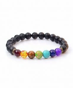 In Control Clothing Chakra Gem Stone Bracelet