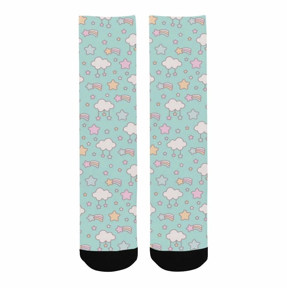 In Control Clothing Clouds Mint Socks 3 In Control Clothing Clouds Mint Socks