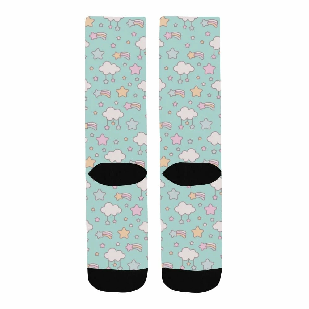 In Control Clothing Clouds Mint Socks 5 In Control Clothing Clouds Mint Socks