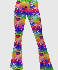 In Control Clothing Clown Party Flare Bottoms New In