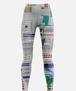 In Control Clothing Bestsellers Computer Glitch Low Rise Leggings