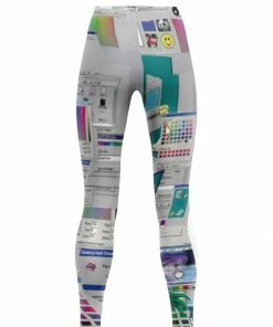 In Control Clothing Bestsellers Computer Glitch Low Rise Leggings