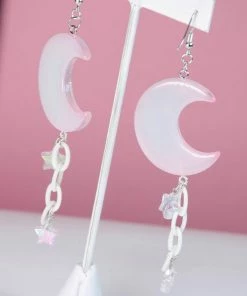 In Control Clothing Bestsellers Cotton Candy Galaxy Moon Earrings