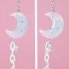 In Control Clothing Bestsellers Cotton Candy Galaxy Moon Earrings