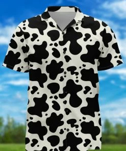 In Control Clothing New In Cow Pattern Hawaiian Shirt