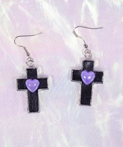 In Control Clothing Cross My Heart Earrings Bestsellers