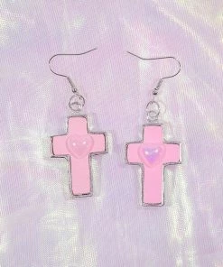 In Control Clothing Cross My Heart Earrings Bestsellers