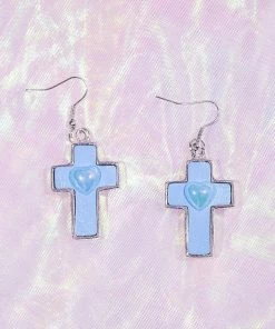 In Control Clothing Cross My Heart Earrings Bestsellers