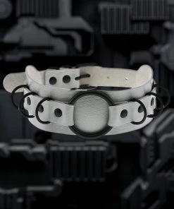 In Control Clothing Bestsellers Cyber Goth Grey Choker Necklace